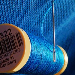 Baumwollgarn 800m, Cobaltblau