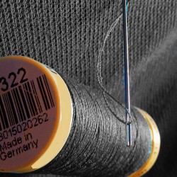 Baumwollgarn 800 m, anthrazit