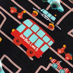 Baumwolljersey mit Autos